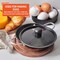 6" Egg Pan Casserole with Lid and Bakelite Side Handle in Assorted Cookware, Colors may vary